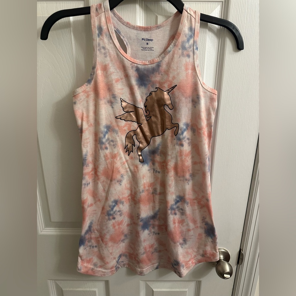 PL sleep Girls Size 8 Nightgown Sleepwear PJs Unicorn